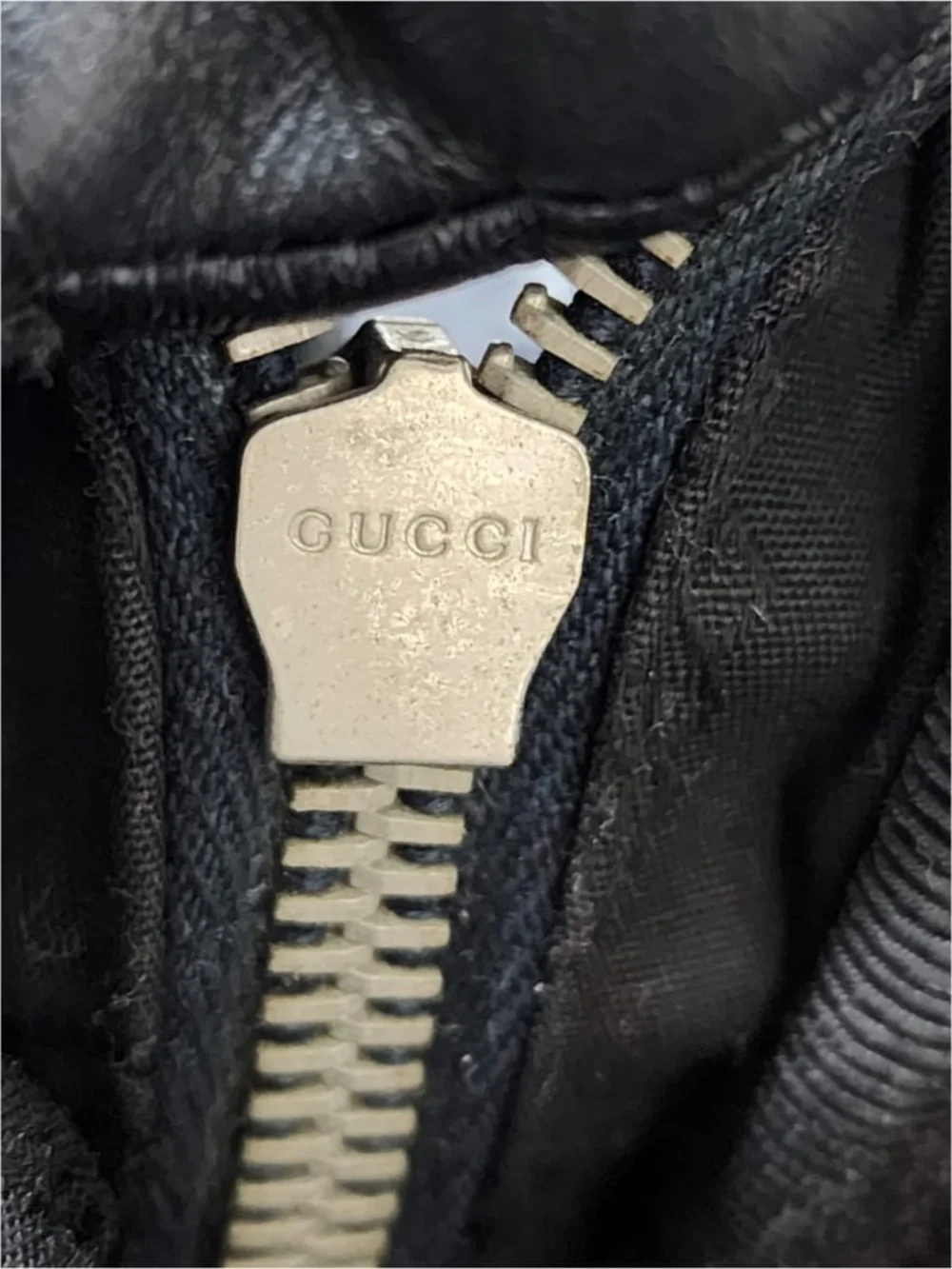 Authentic Gucci GG Imprimé Briefcase/Laptop Bag Navy Blue